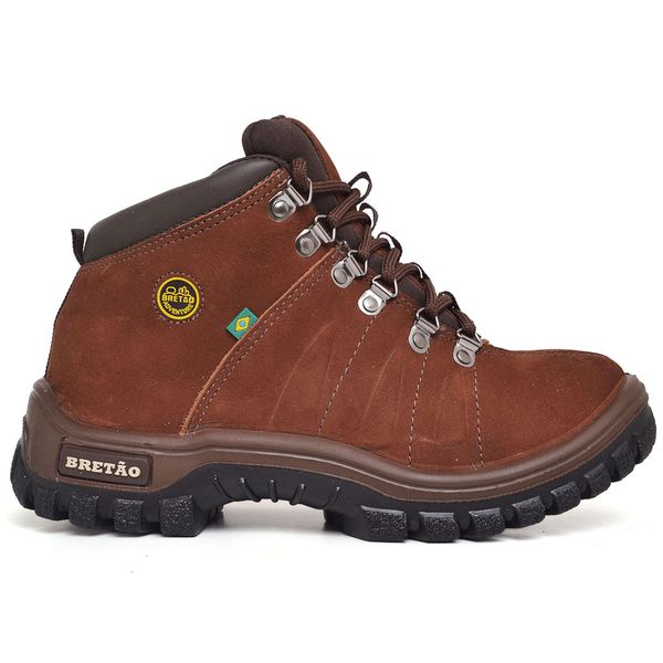 Coturno Masculino Adventure Solado Bidensidade - Marrom