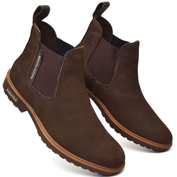 Botina Masculina Chelsea Solado Mônaco Petroleo BRETÃO STORE