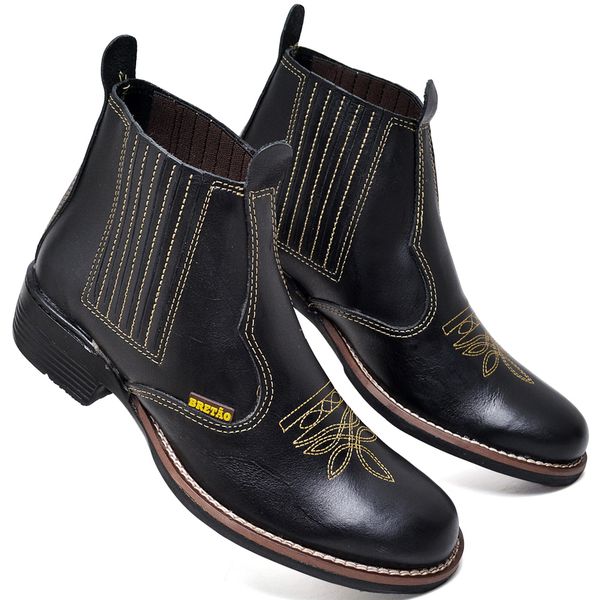 Cano Alto Botina Masculina Bota De Cavalgada Masculina Botina
