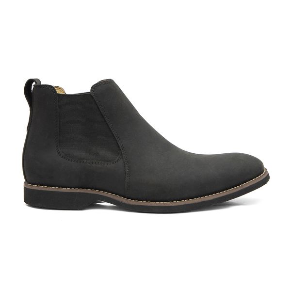 Botina Premium Couro Crazy Horse - Preta