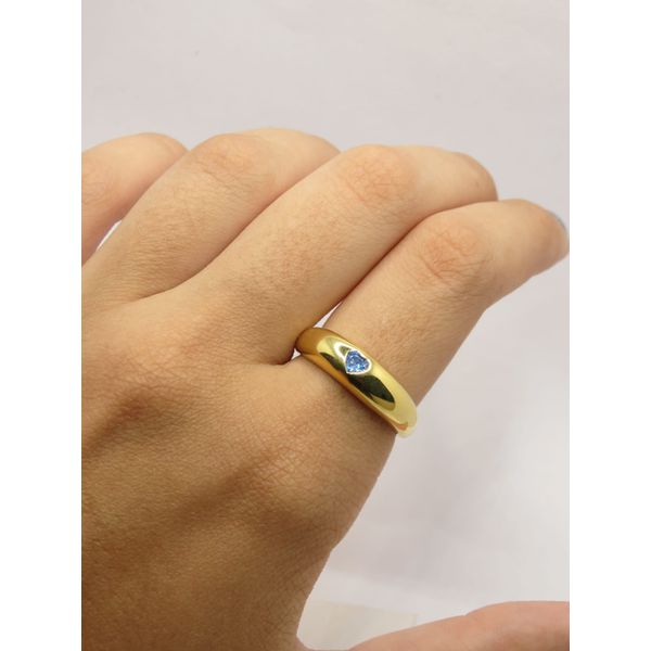 Ane Coração Zircônia 2mm - BRIDA FOLHEADOS