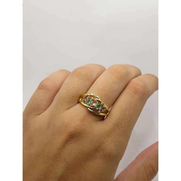 Anel Pedras Zircônia 2mm - BRIDA FOLHEADOS