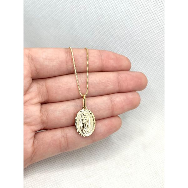 Pingente Nossa Senhora de Guadalupe - BRIDA FOLHEADOS