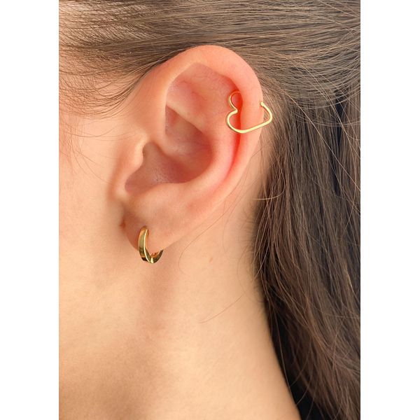 Piercing Fake Coração - BRIDA FOLHEADOS