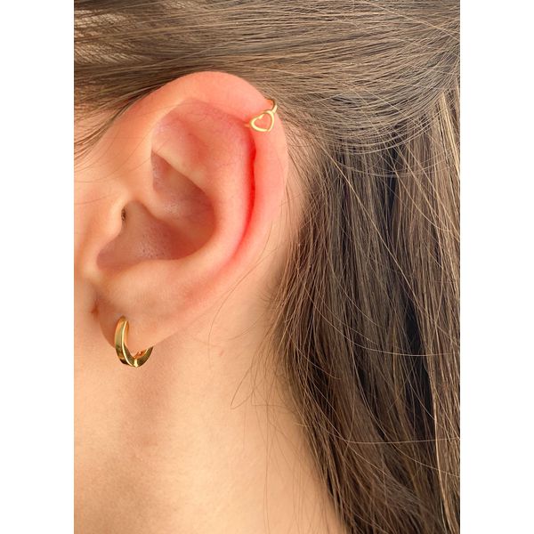 Piercing Fake Coração Pequeno - BRIDA FOLHEADOS
