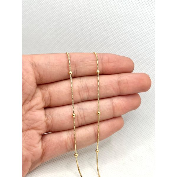 Colar De Bolinhas 40cm - BRIDA FOLHEADOS