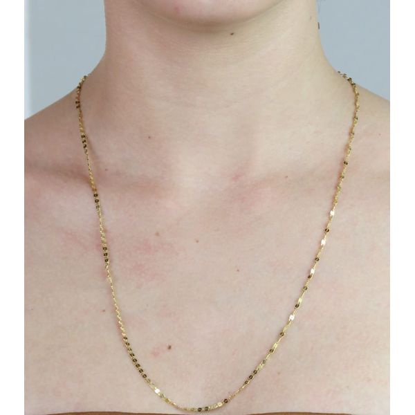 Corrente Piastrine 60cm - BRIDA FOLHEADOS