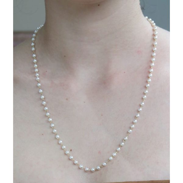 Colar de Pérolas 60cm - BRIDA FOLHEADOS