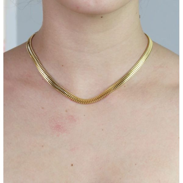 Choker Esteira 40+5cm - BRIDA FOLHEADOS