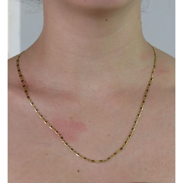 Corrente Piastrine 50cm - BRIDA FOLHEADOS