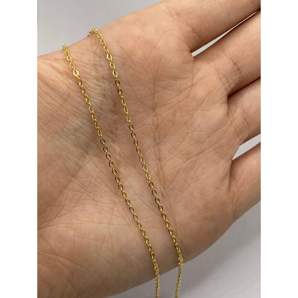 Corrente Cartier Redonda Fina 40cm - BRIDA FOLHEADOS