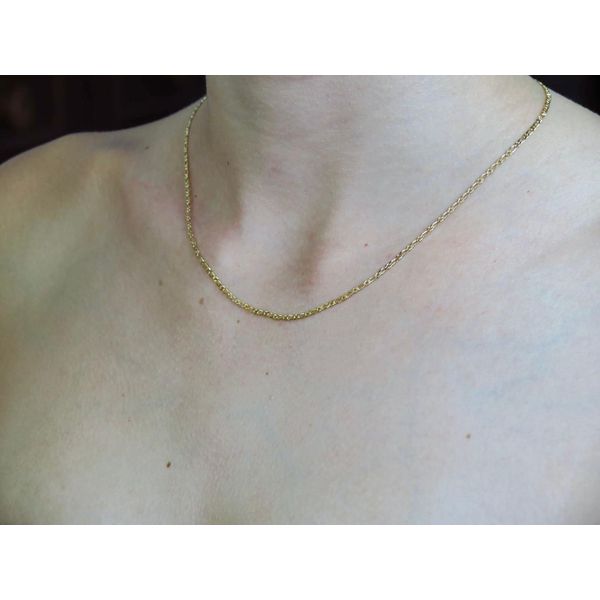Corrente Elos 1x1 45cm - BRIDA FOLHEADOS