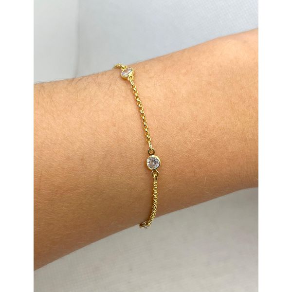 Pulseira Tiffany 18cm - BRIDA FOLHEADOS