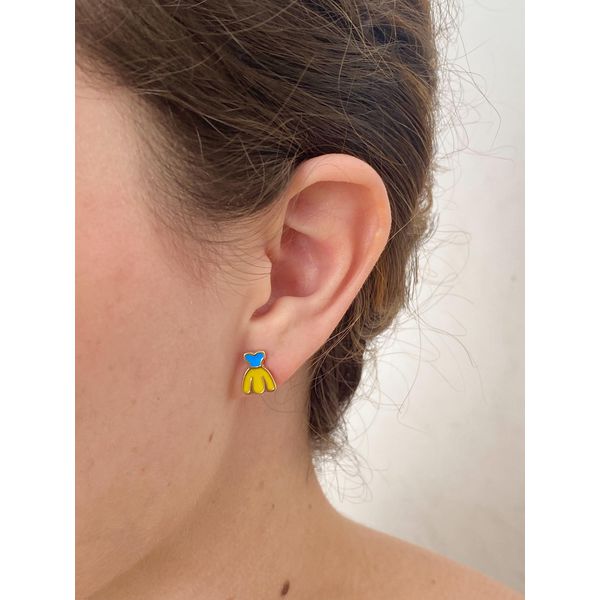 Brinco Vestido Branca de Neve Infantil - BRIDA FOLHEADOS