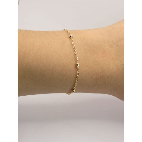 Pulseira Infantil de Bolas 17cm - BRIDA FOLHEADOS