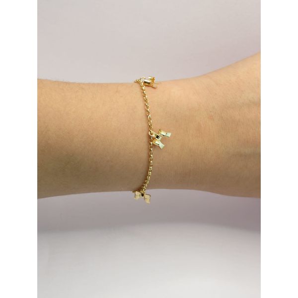 Pulseira Infantil Laço 14+5cm - BRIDA FOLHEADOS