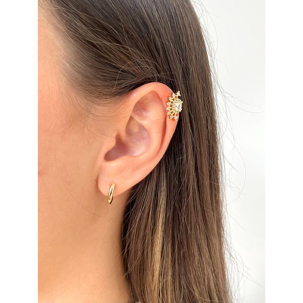 Piercing Fake De Zircônia - BRIDA FOLHEADOS
