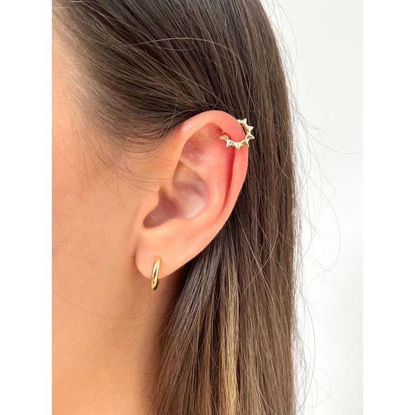 Piercing Fake Pontiagudo Liso - BRIDA FOLHEADOS