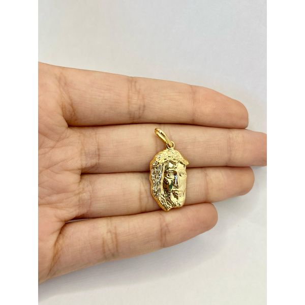 Pingente Face de Cristo 3cm - BRIDA FOLHEADOS