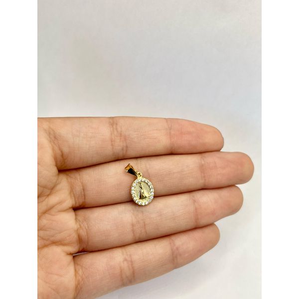 Pingente Nossa Senhora Zircônia - BRIDA FOLHEADOS