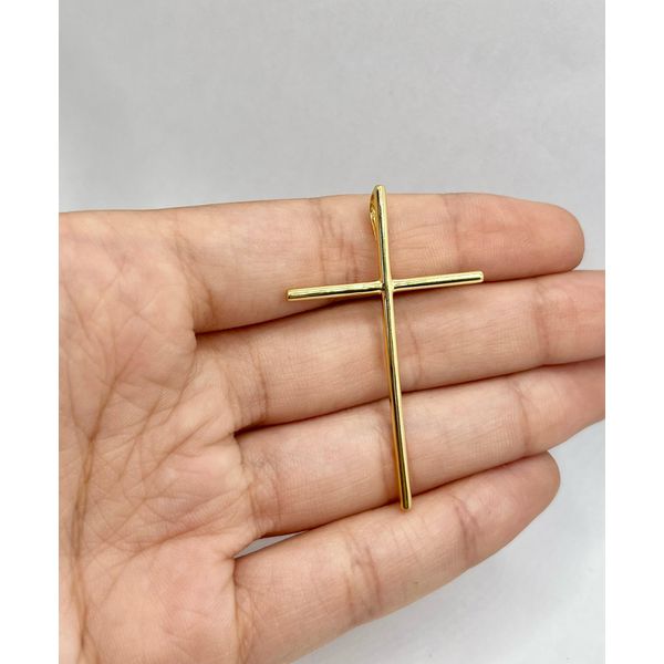 Pingente Cruz 5cm - BRIDA FOLHEADOS