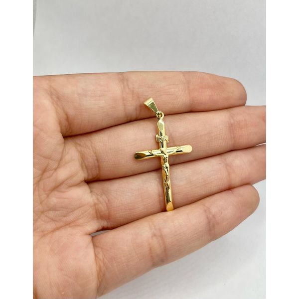 Pingente Crucifixo 4cm - BRIDA FOLHEADOS