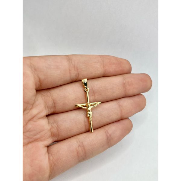 Pingente Crucifixo 3,5cm - BRIDA FOLHEADOS