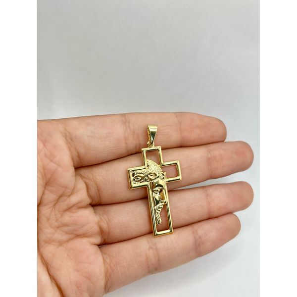 Pingente Cruz 4,5cm - BRIDA FOLHEADOS
