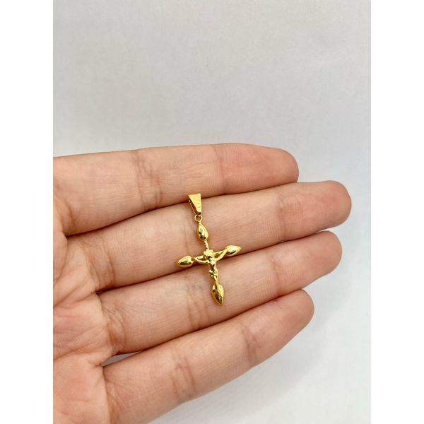 Pingente Cruz 3cm - BRIDA FOLHEADOS