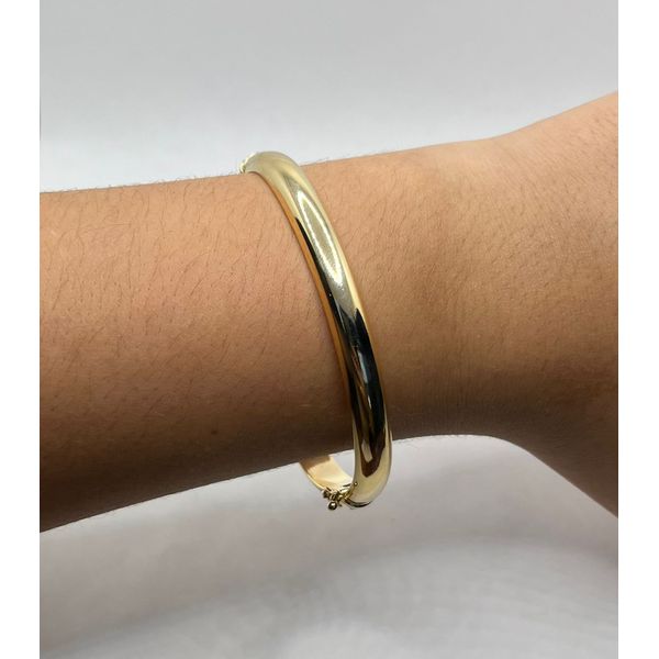 Bracelete Liso 7mm - BRIDA FOLHEADOS