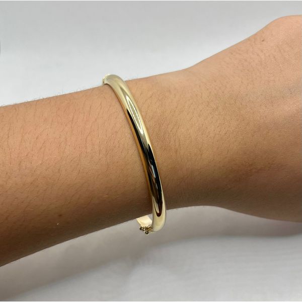 Bracelete Liso 5,5mm - BRIDA FOLHEADOS