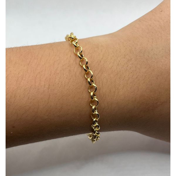 Pulseira Elo Português 19,5cm - BRIDA FOLHEADOS