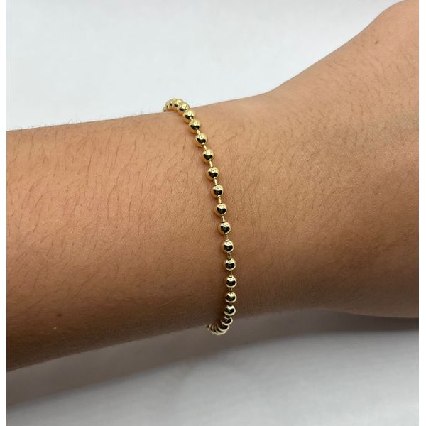 Pulseira Bolinhas 18cm - BRIDA FOLHEADOS