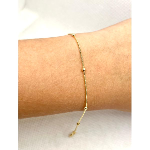 Pulseira Infantil Bolinhas - BRIDA FOLHEADOS