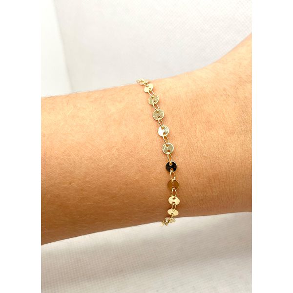 Pulseira Círculos Liso - BRIDA FOLHEADOS