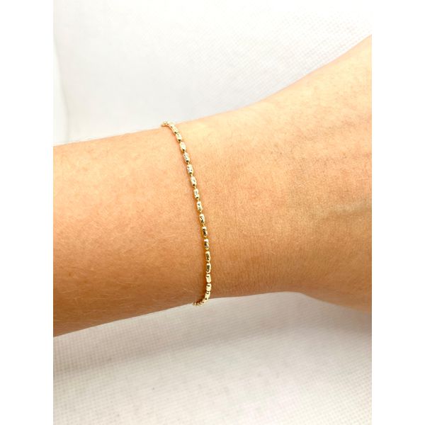 Pulseira Lisa De Gominhos - BRIDA FOLHEADOS
