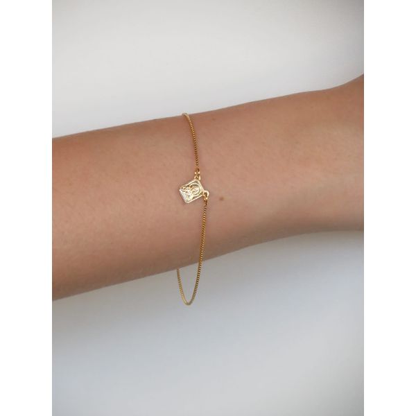 Pulseira Escapulário 18cm - BRIDA FOLHEADOS
