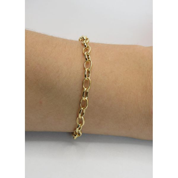 Pulseira Elo Português 18cm - BRIDA FOLHEADOS