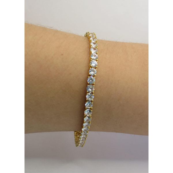 Pulseira Feminina Riviera 19cm - BRIDA FOLHEADOS