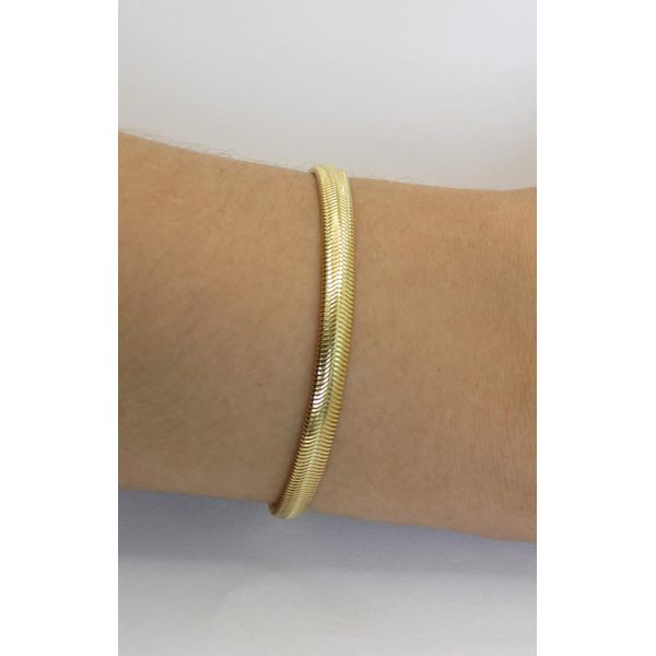 Pulseira Lacraia 16+5cm - BRIDA FOLHEADOS