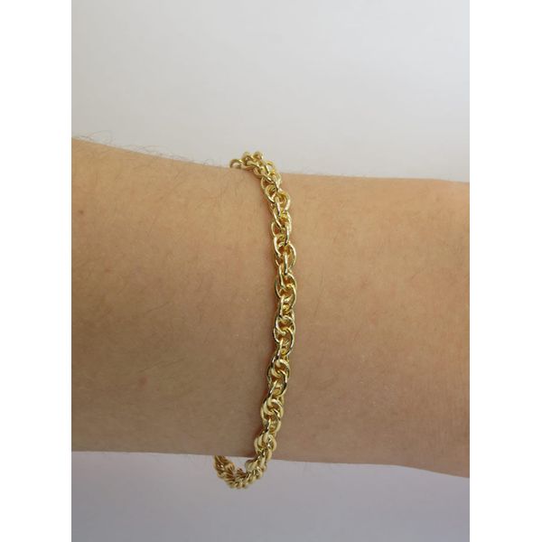 Pulseira Torcida 18cm - BRIDA FOLHEADOS