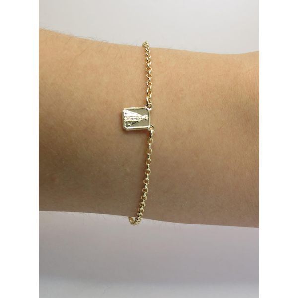 Pulseira Escapulário 18cm - BRIDA FOLHEADOS