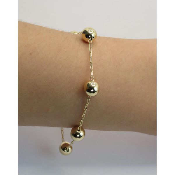 Pulseira de Bolas 20cm - BRIDA FOLHEADOS
