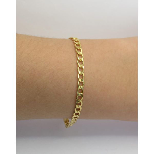 Pulseira Masculina Grumet 18cm - BRIDA FOLHEADOS