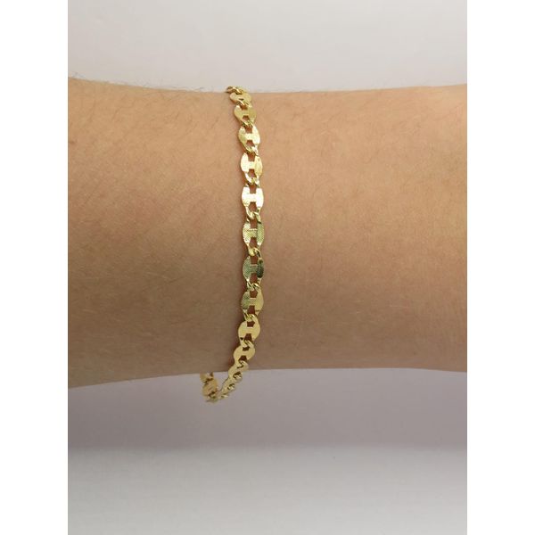 Pulseira Masculina Piastrine 18cm - BRIDA FOLHEADOS