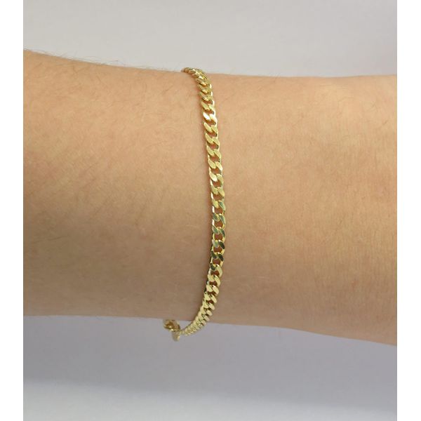Pulseira Masculina Grumet 17cm - BRIDA FOLHEADOS