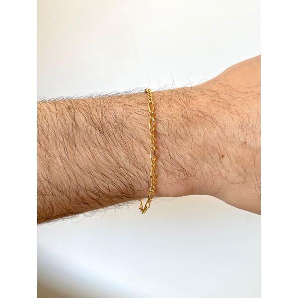 Pulseira Masculina 3x1 18cm - BRIDA FOLHEADOS