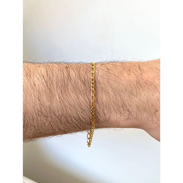Pulseira Masculina 3x3 20cm - BRIDA FOLHEADOS