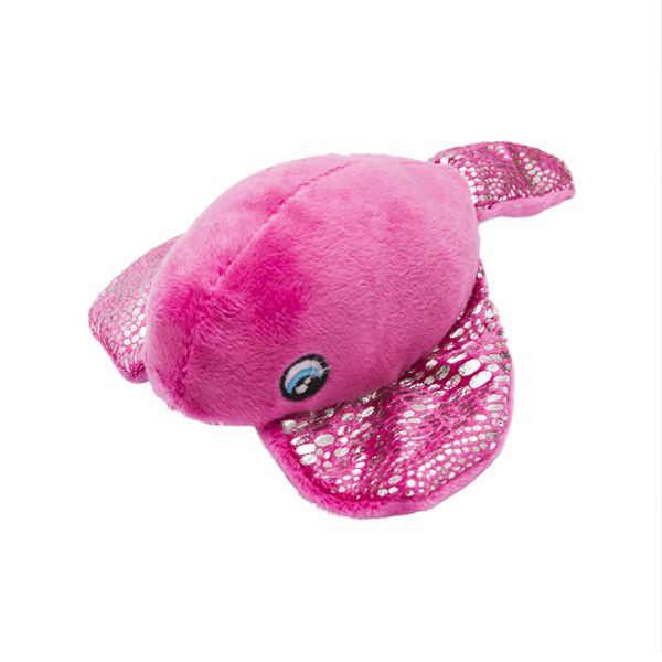 Pelucia Arraia Brilhante Rosa 15cm - Brincalhão Pet