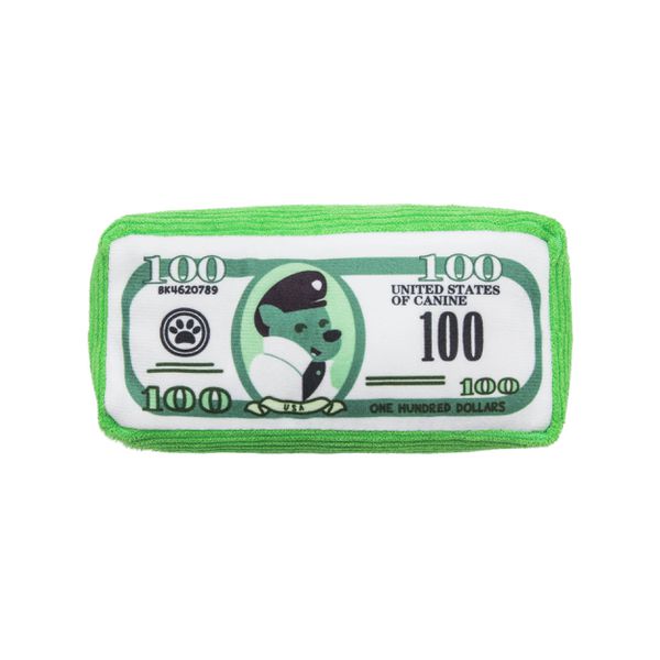 Pelucia Dog Money Verde 15cm - Brincalhão Pet